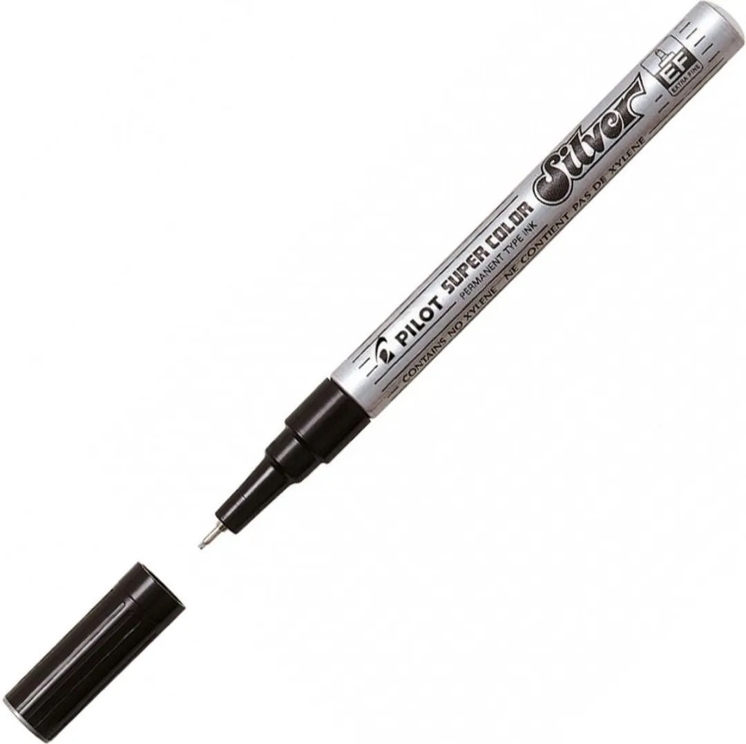 Pilot Super Color Zilveren Marker