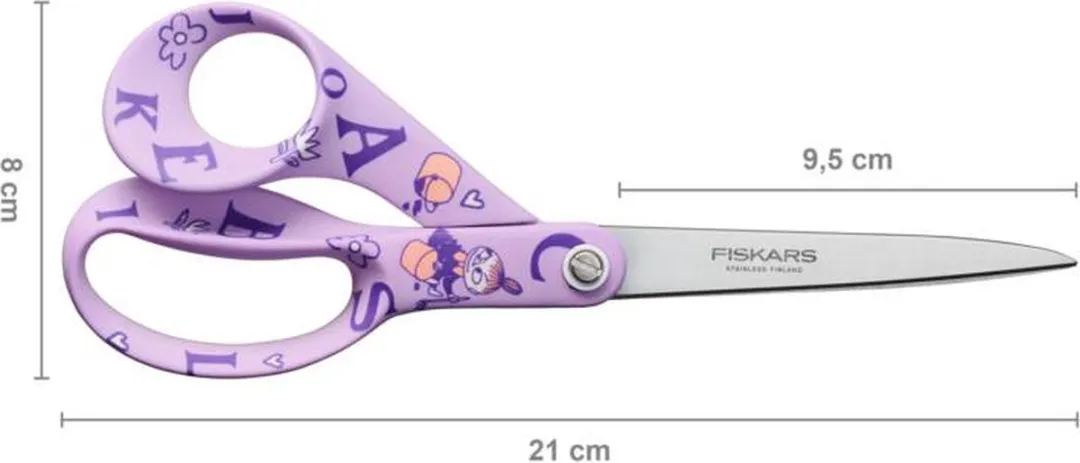 Fiskars Moomin Papierschaar 21cm - Paars