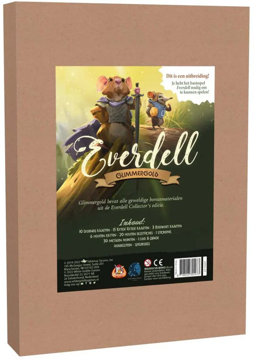 White Goblin Games Everdell Glimmergold Familiespel