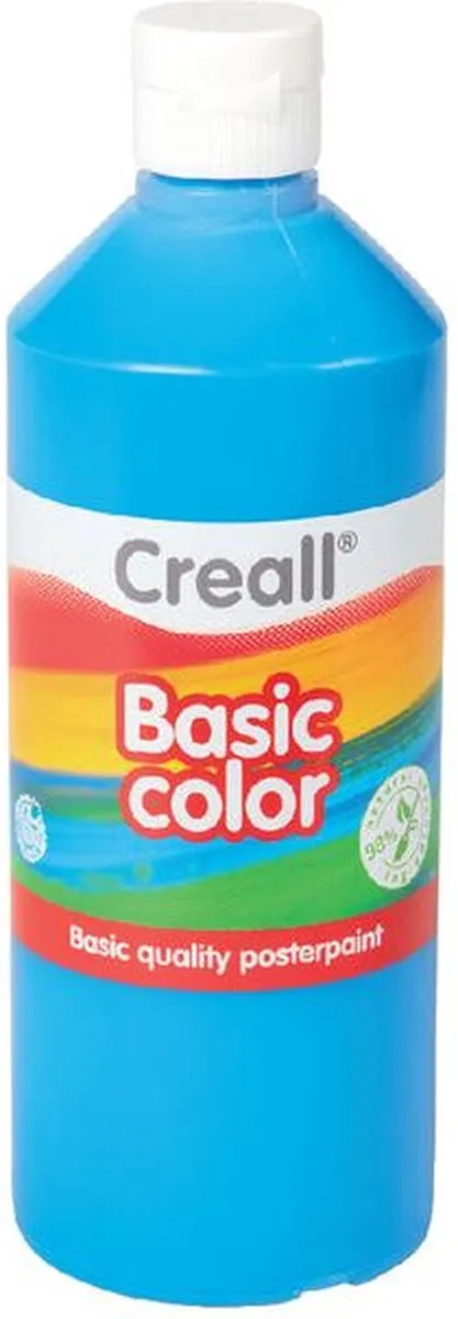 Creall Basic Plakkaatverf Blauw 500ml