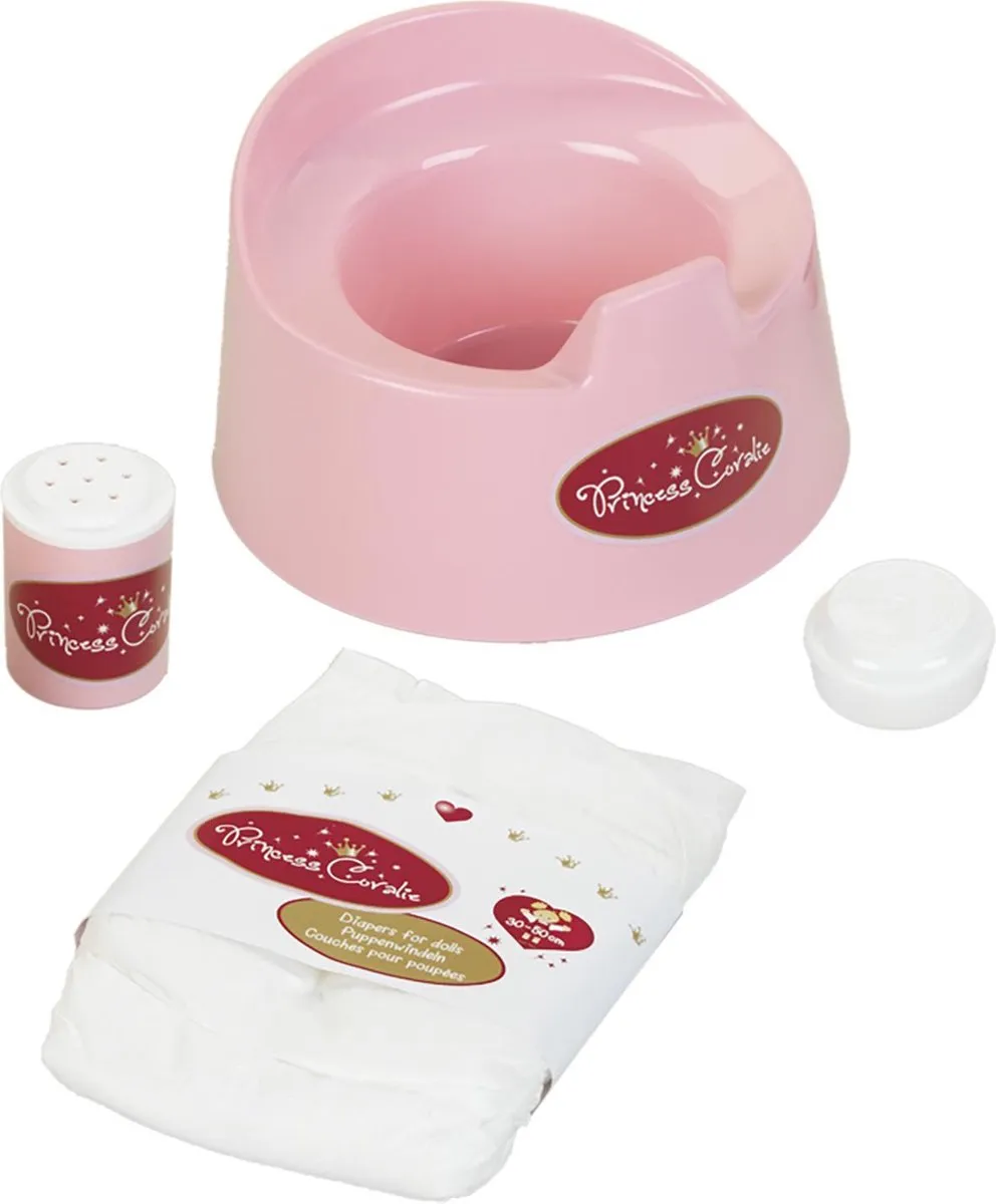 Klein Toys Princess Coralie Poppenpotje Roze/Wit