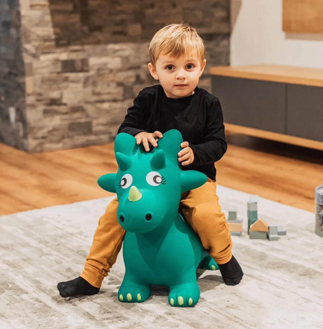 Eurekakids Skippy Dino Dinosaurus - 50x59cm Groen