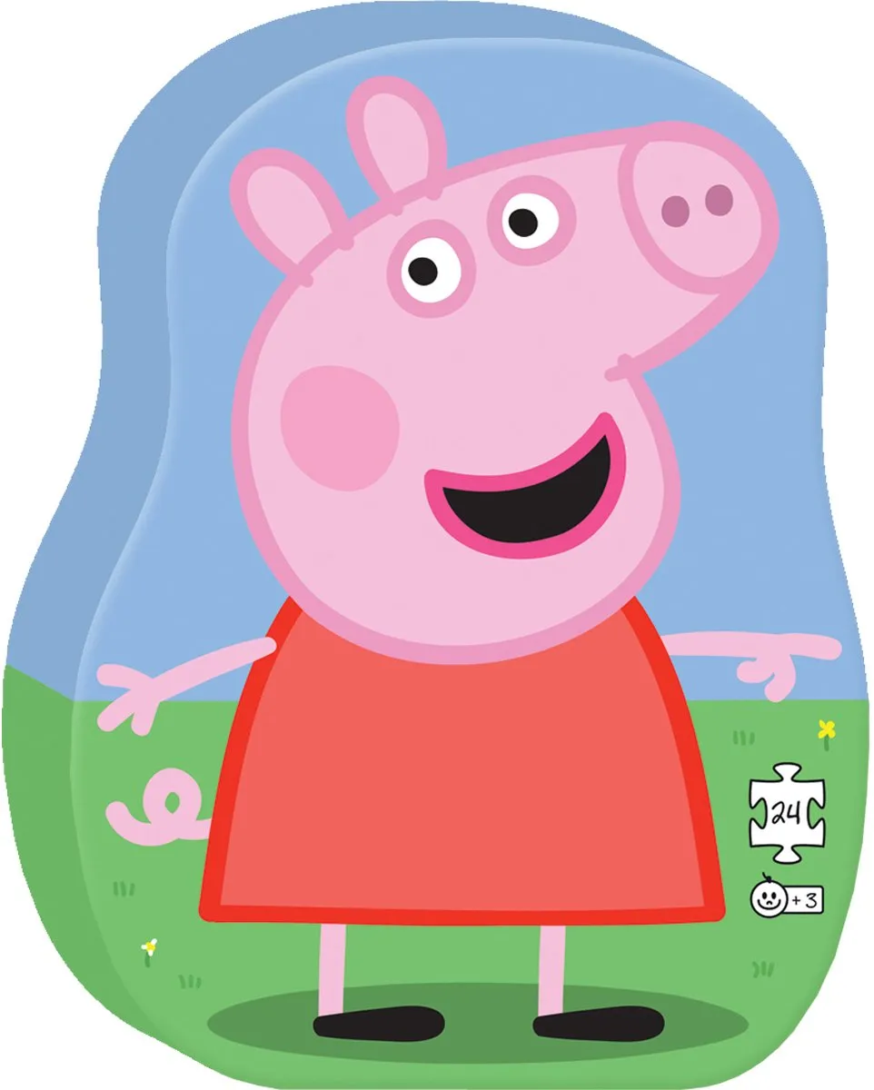 Barbo Toys Peppa Pig Puzzel 24 Stuks - Meerkleurig