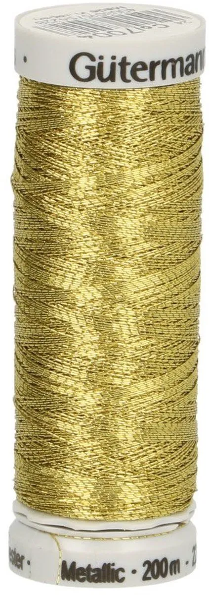 Gutermann Sulky Metallic Borduurgaren 7004 Goud