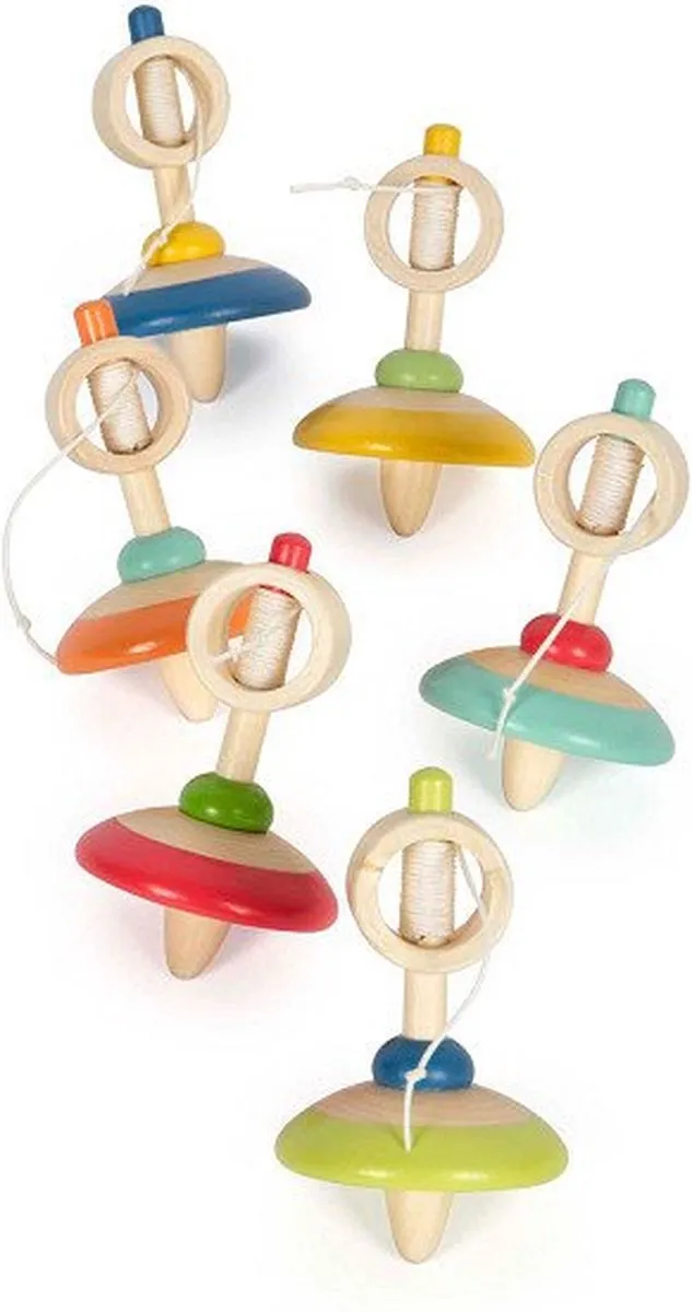 Small Foot Houten Trektol - Multicolor