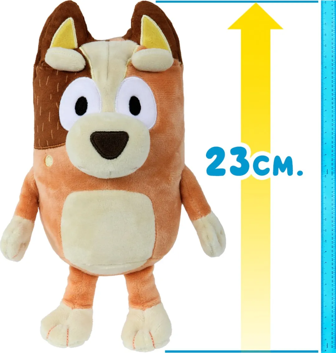Moose Toys Bluey Kleine Pluchen Chilli Knuffel - Bruin