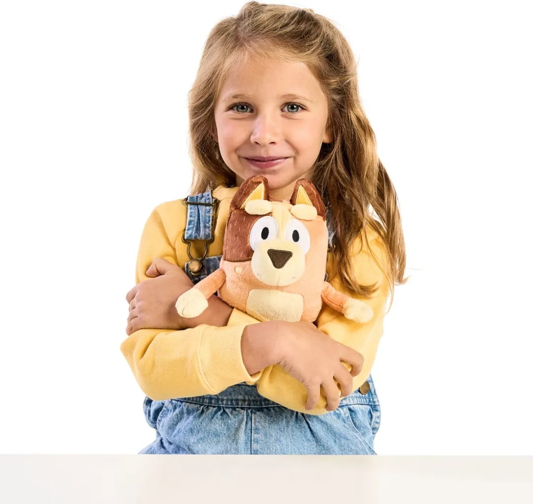 Moose Toys Bluey Kleine Pluchen Chilli Knuffel - Bruin