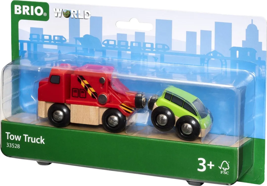 BRIO Sleepwagen met Auto 33528 - Rood