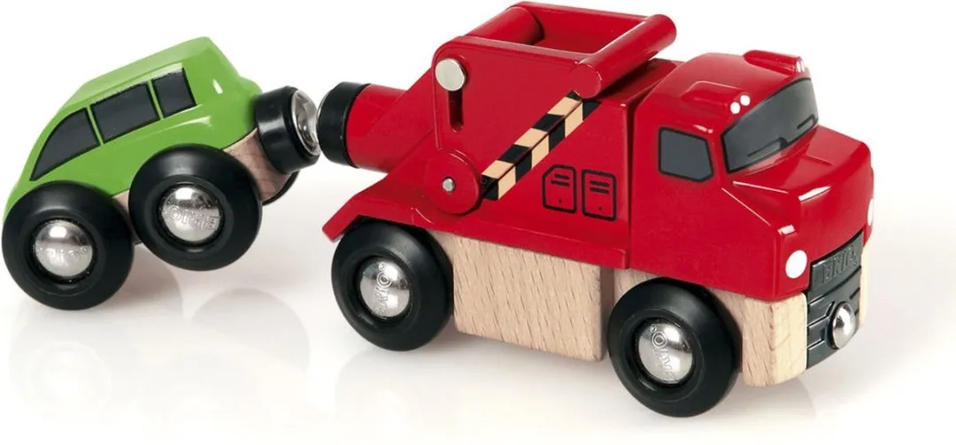 BRIO Sleepwagen met Auto 33528 - Rood