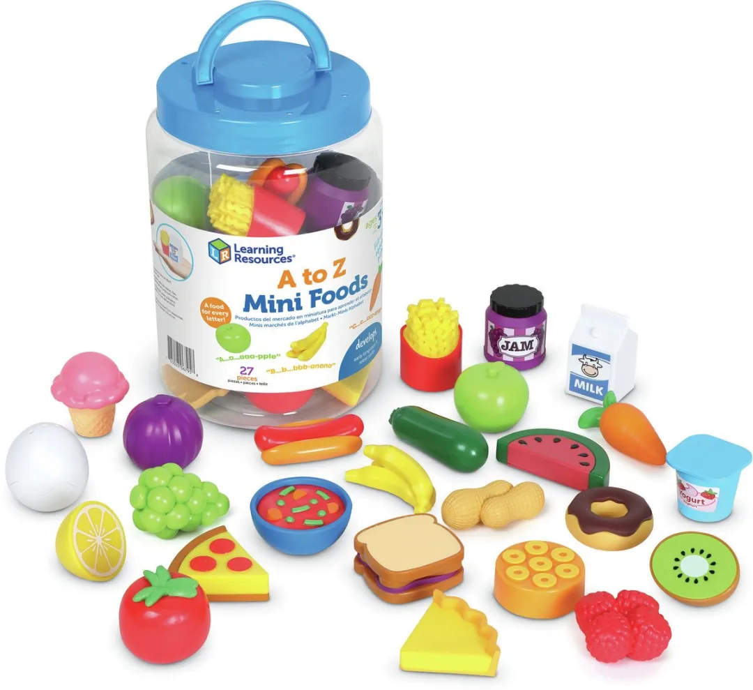 Learning Resources A to Z Mini Foods