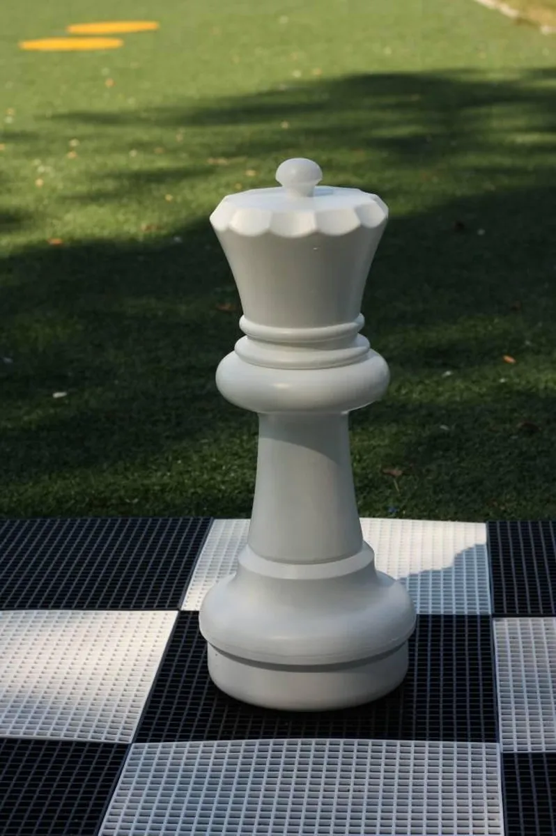 UBER Games Schaakstuk Koningin Wit 60cm - Vulbaar