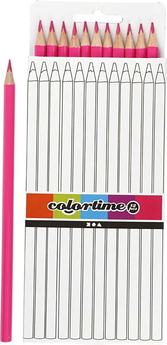 Colortime Kleurpotlood 3mm Roze