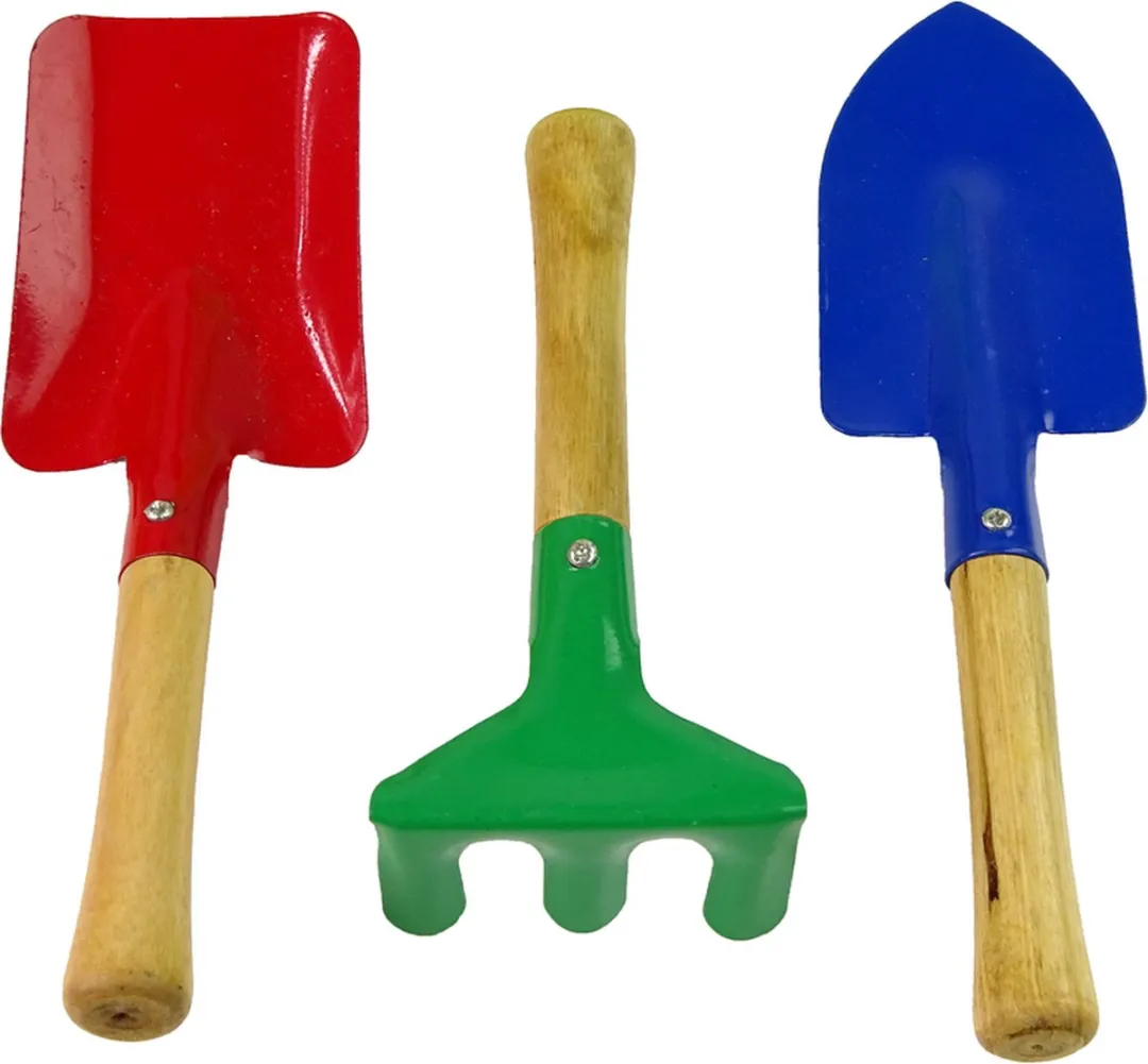 Lean Toys Tuingereedschapset 12-delig - Multikleur - afbeelding 6 van 6