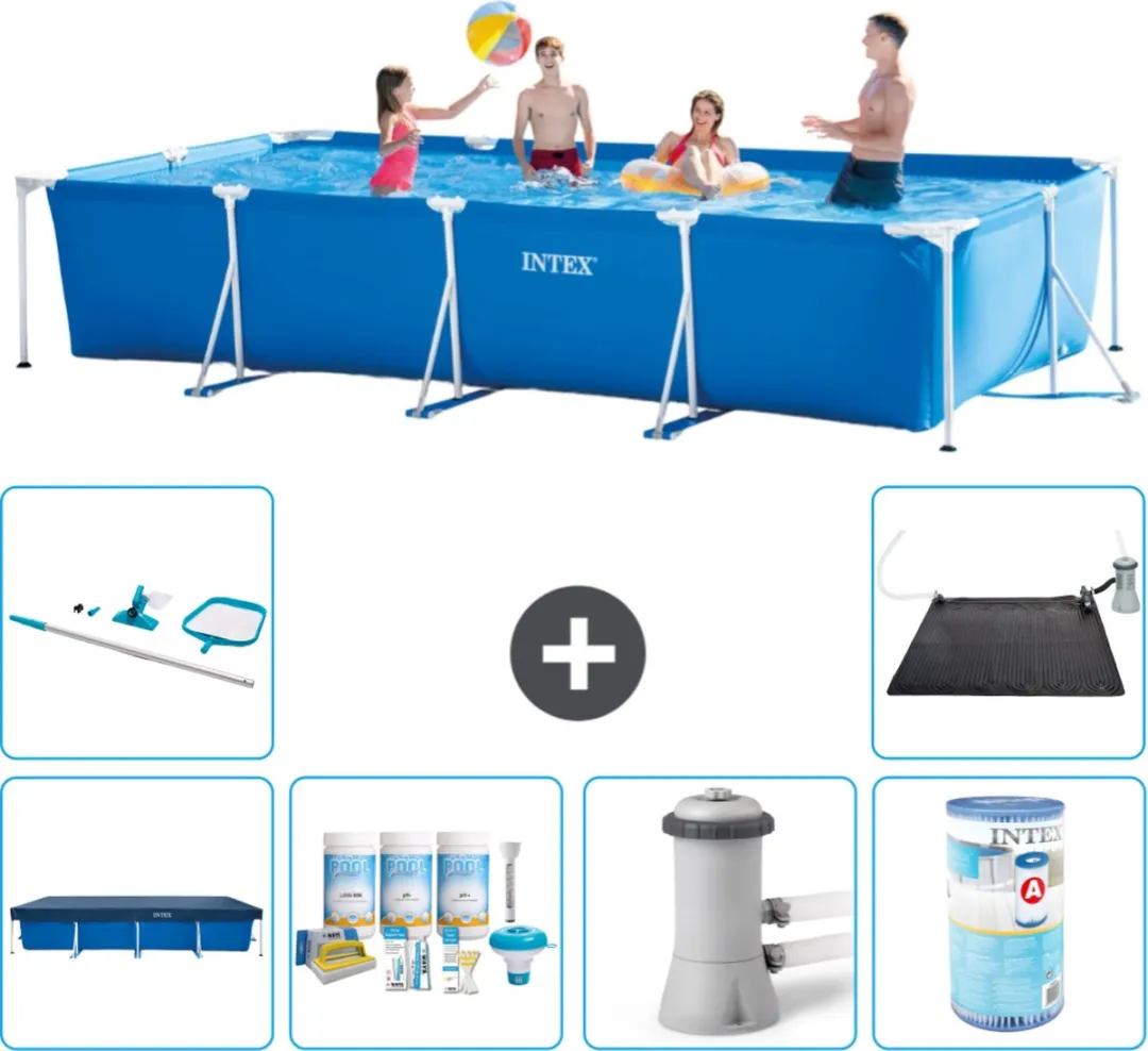 Intex Frame Zwembad 450x220x84cm Blauw