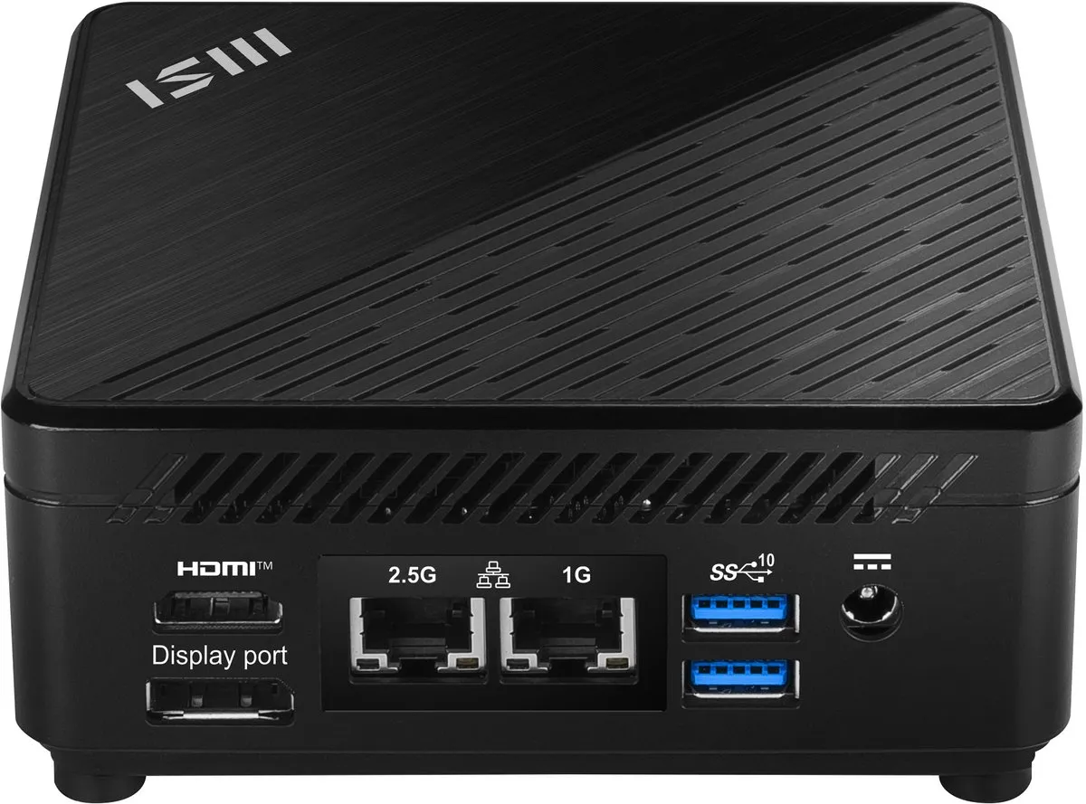 MSI Cubi 5 1M-498EU Mini PC - 8GB DDR5 512GB SSD - Zwart