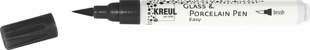 Kreul Porseleinstift Easy Brush Zwart