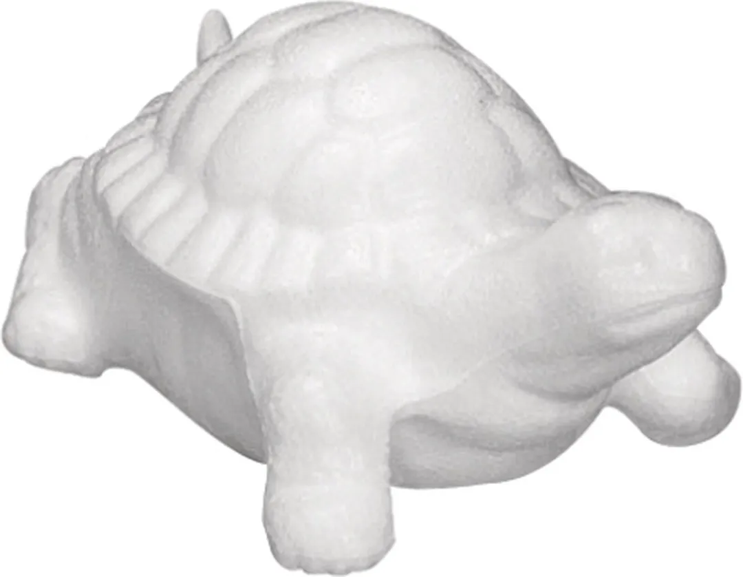 Rayher Hobby Piepschuim Schildpadden - 3 Stuks - 12cm - Wit
