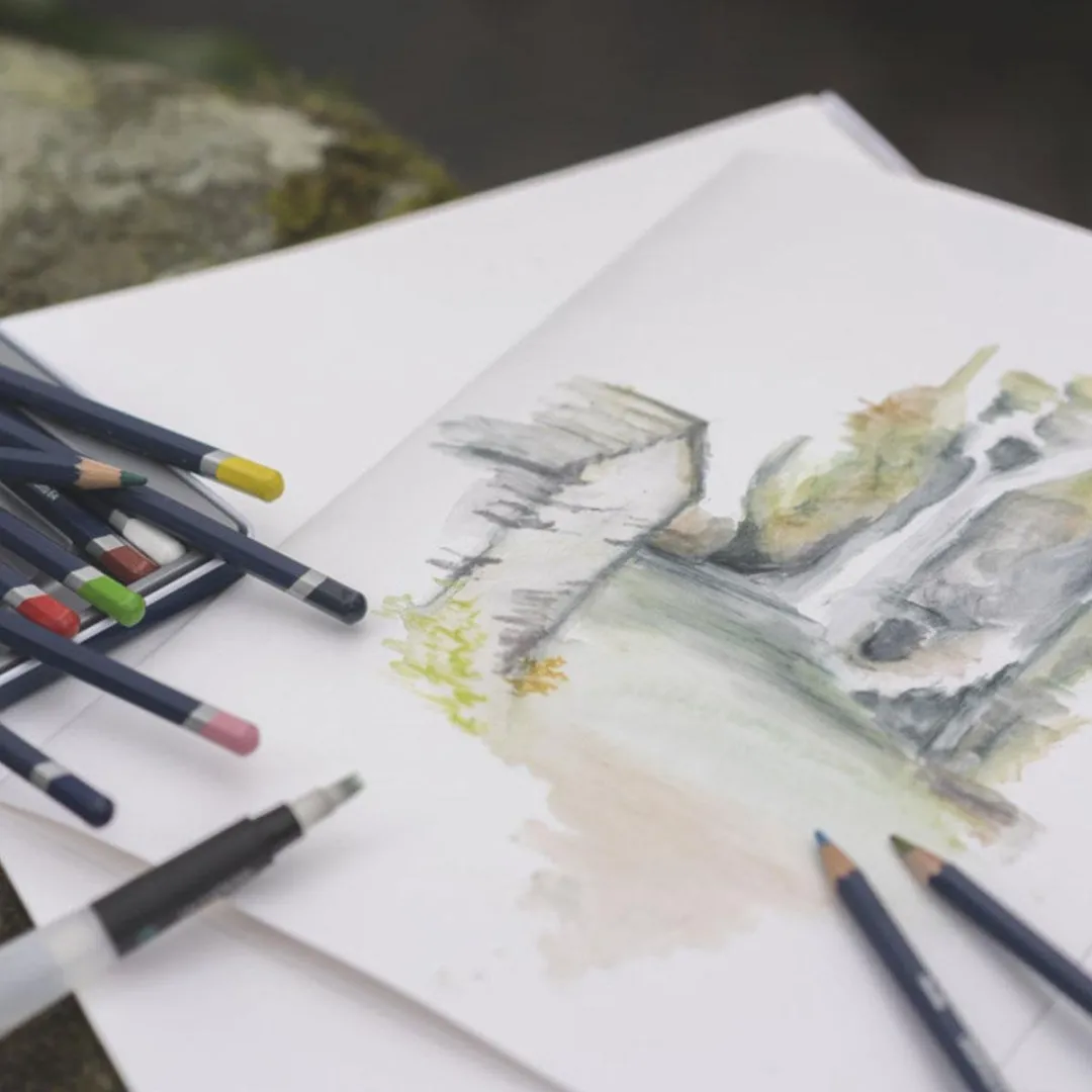Derwent Waterbrush Aqua Penselen - 3 Stuks