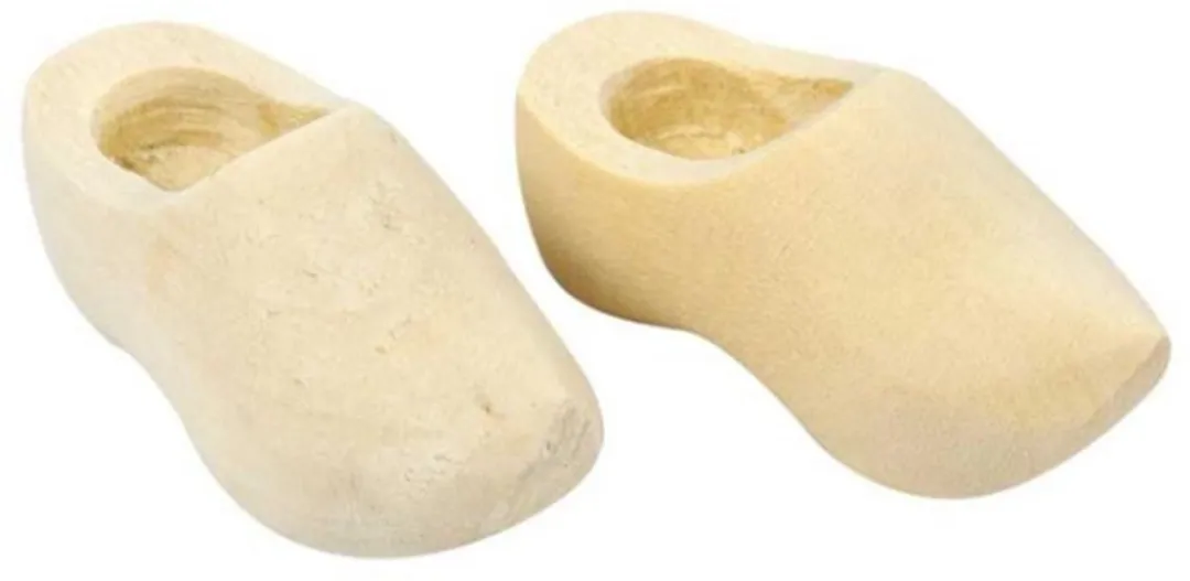 Creativ Company Houten Klompen - 40mm - 8 Stuks