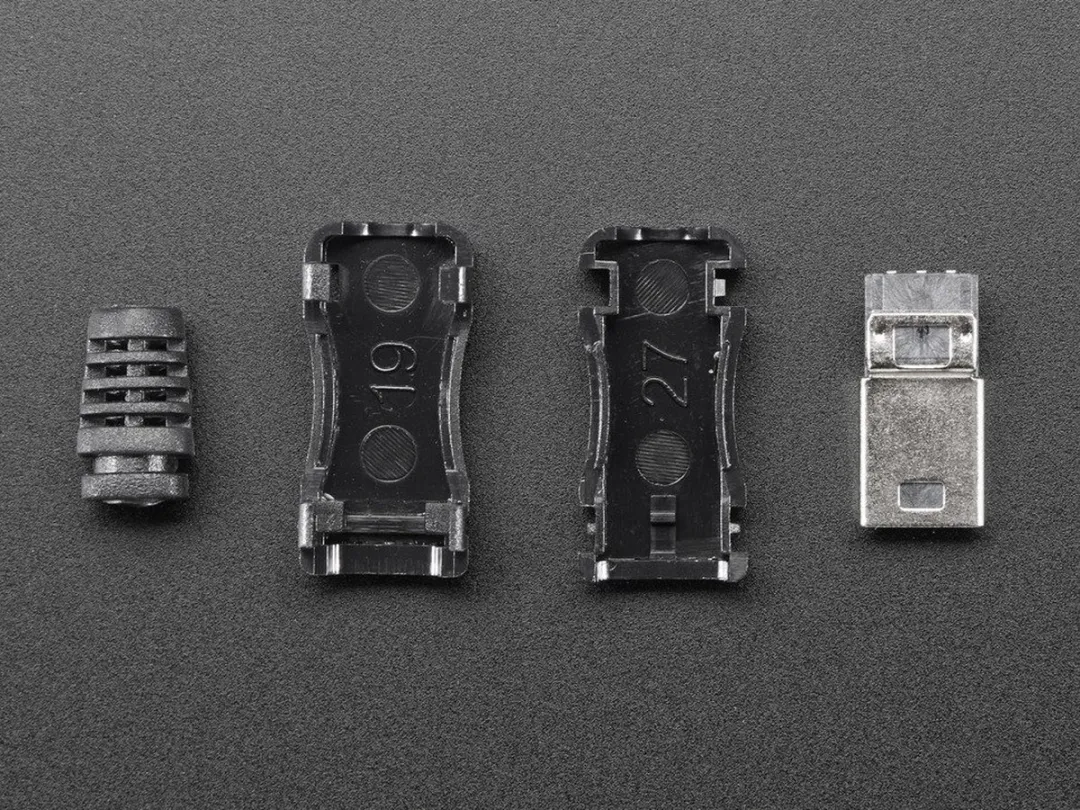 Adafruit USB Mini-B Plug Connector Shell - 1389 - Meerkleurig