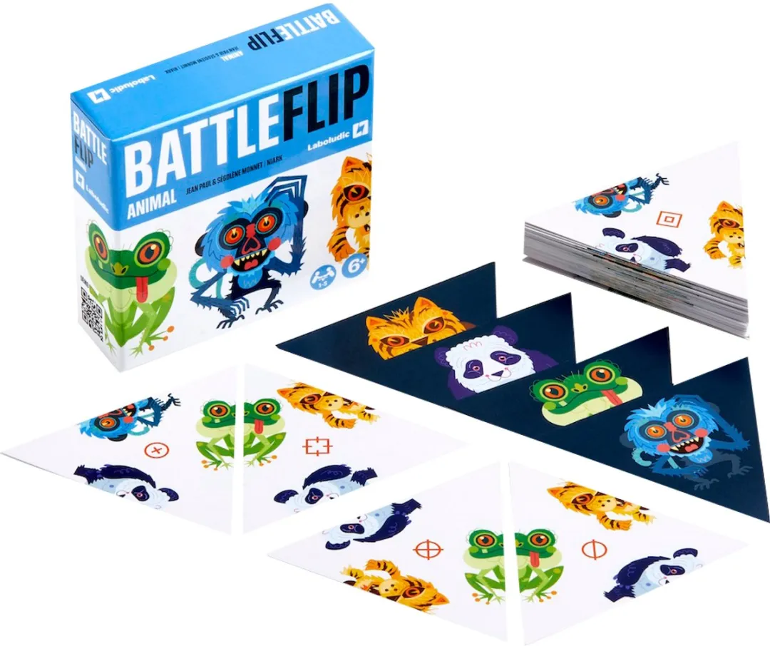 Geronimo Games Battelflip Animal Kaartspel - 1-5 Spelers