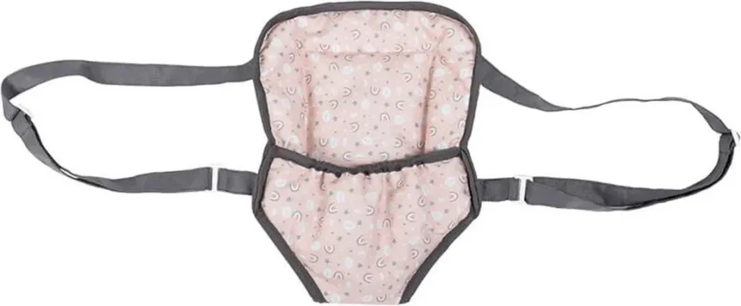 Eurekakids Draagzak voor Babypop - Roze/Grijs