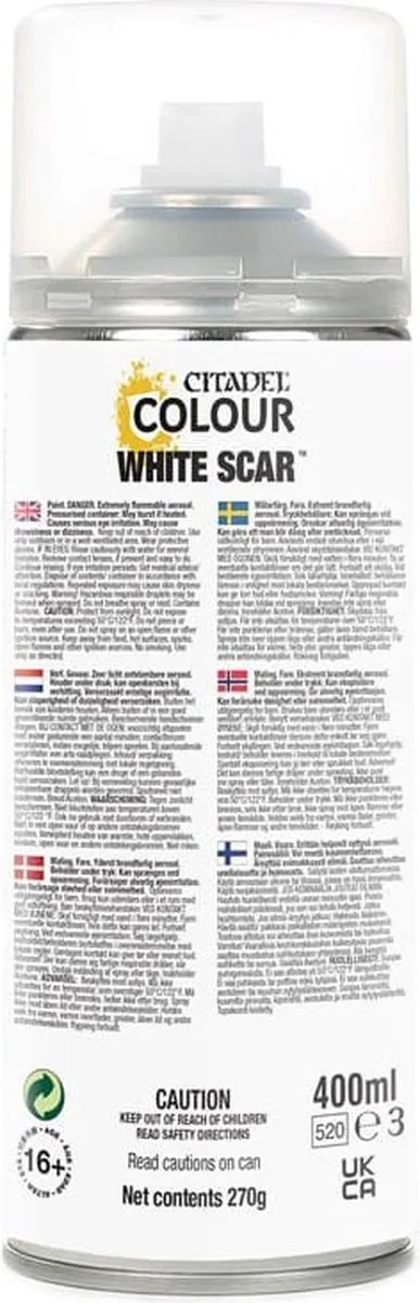 Games Workshop Citadel Spray White Scar 400ml