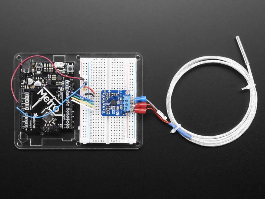 Adafruit PT1000 Platinum RTD Sensor 3984 - 1m - 3-draads - Meerkleurig