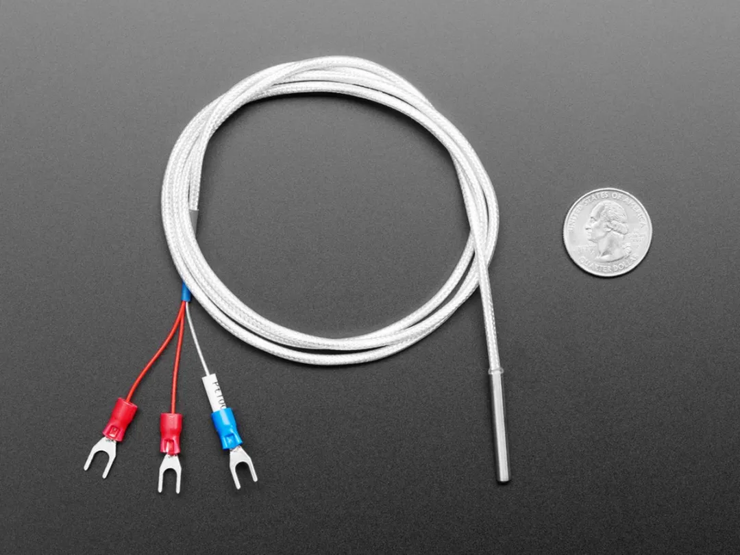 Adafruit PT1000 Platinum RTD Sensor 3984 - 1m - 3-draads - Meerkleurig