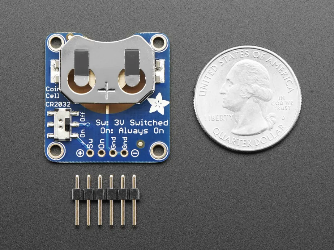 Adafruit 1871 Coin Cell Breakout - CR2032 - Blauw