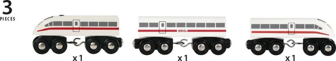 BRIO Hogesnelheidstrein 33748 - Wit