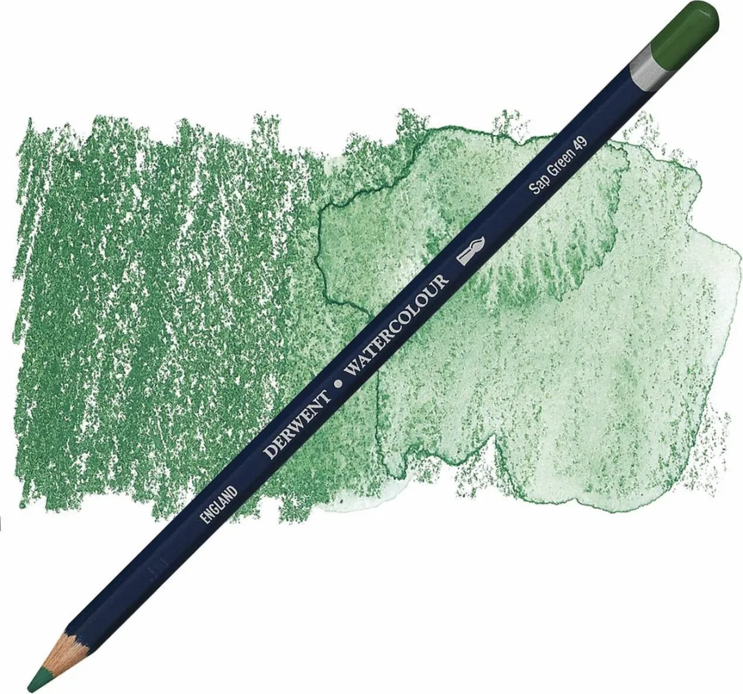 Derwent Watercolour Potlood Sap Green 49