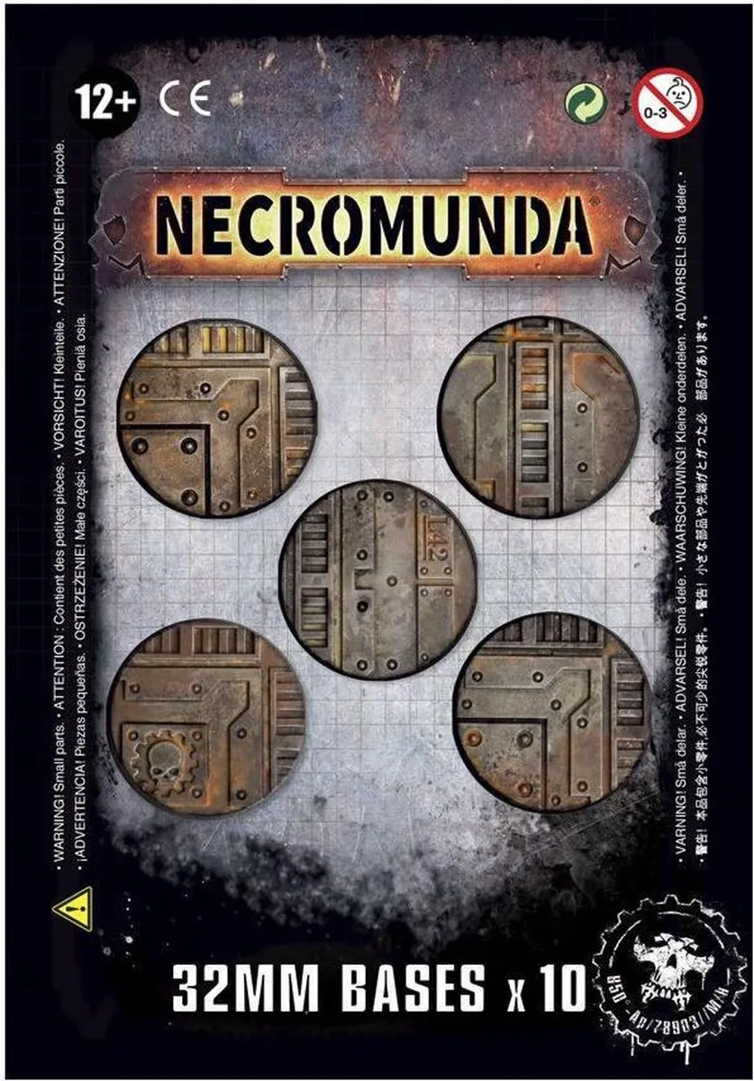 Games Workshop Necromunda 32mm Bases