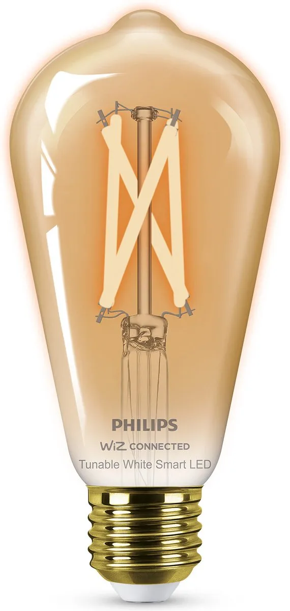 Philips Smart LED E27 7W 640lm Edison - Goudkleurig