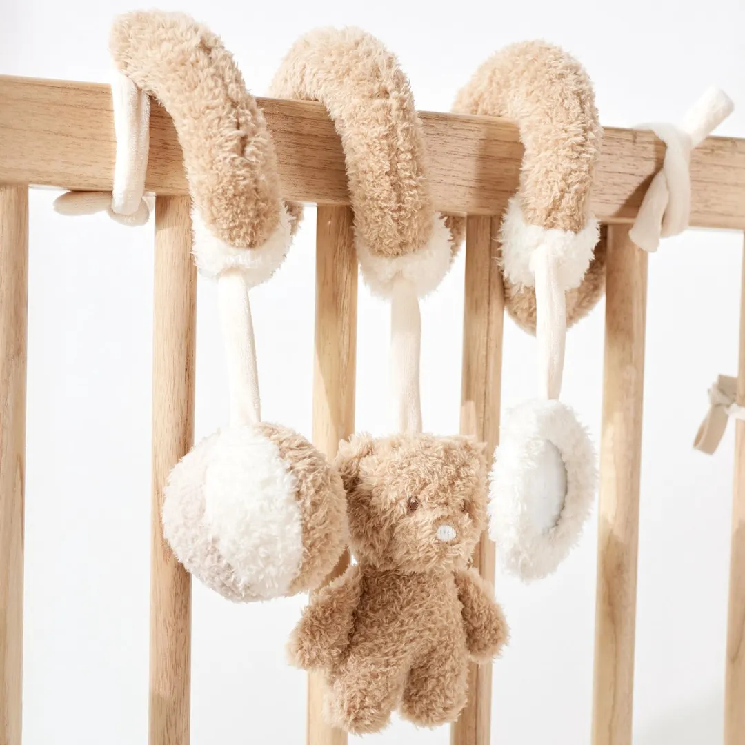 Nattou Teddy Speelspiraal 20cm - Ecru Karamel