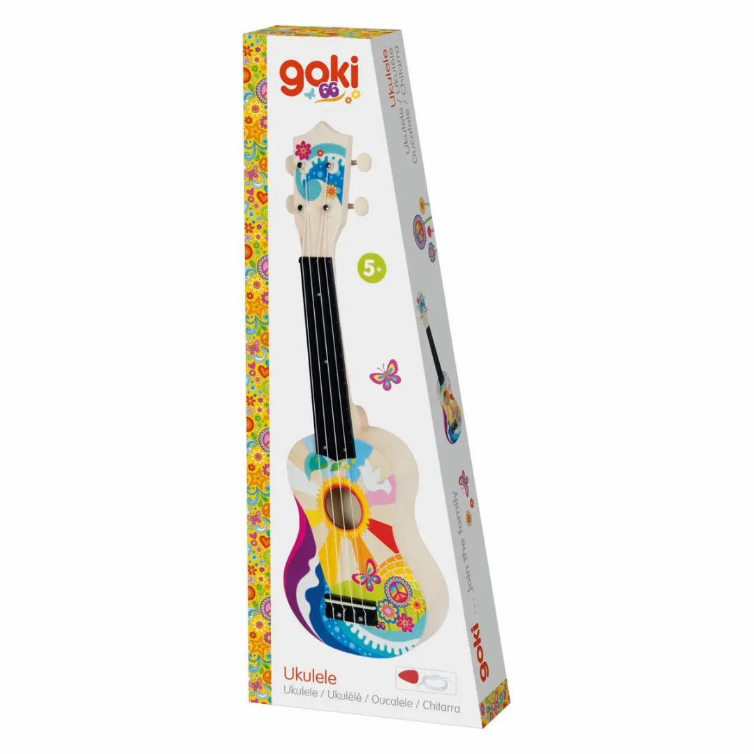 Goki GK61847 Ukelele Speelgoed - Multicolor