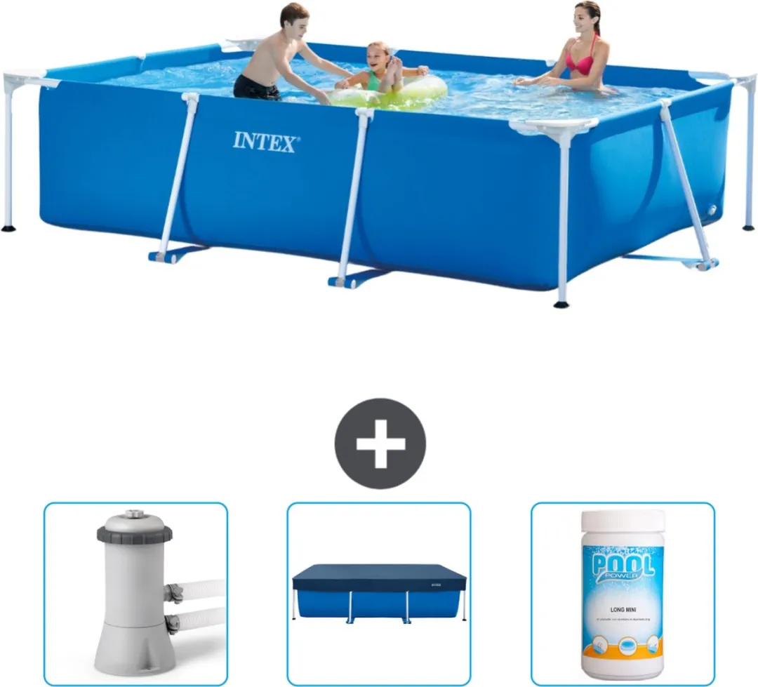 Intex Rechthoekig Frame Zwembad 300x200x75cm
