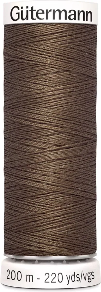 Gutermann Polyester Naaigaren 200m - Bruin