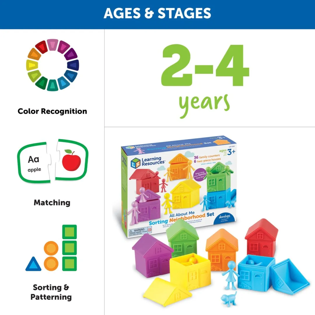 Learning Resources Buren Sorteren - Multicolor - 36 Stuks