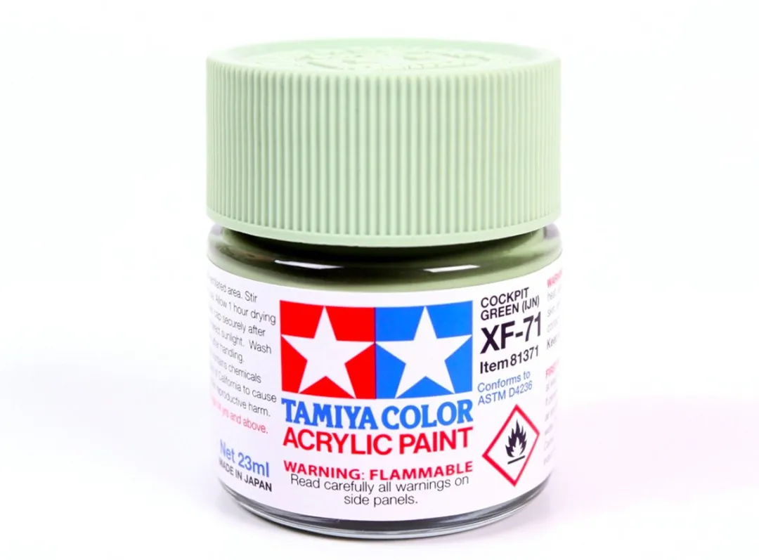 Tamiya Acrylverf XF-71 Cockpit Green 23ml - Matt