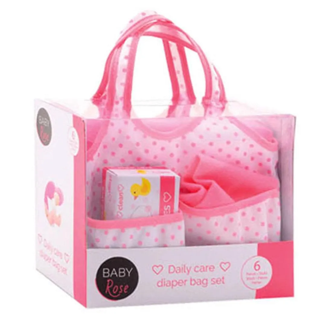 John Toys Baby Rose Luiertas voor Pop 407-01049 - Roze