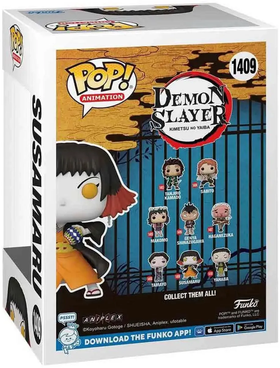 Funko Pop! Demon Slayer Susamaru Figuur 72611 - Meerkleurig