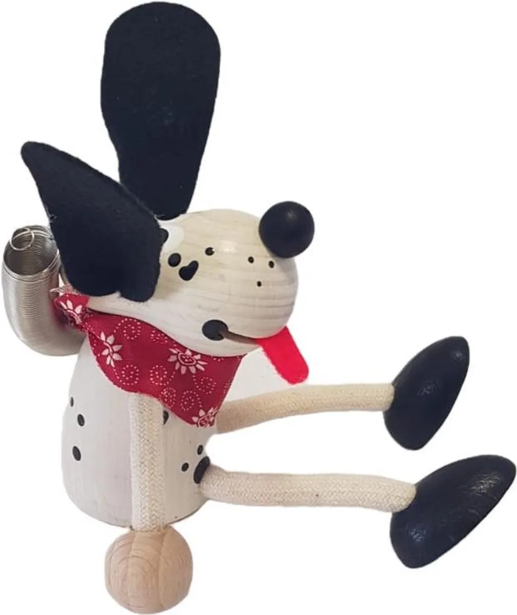 Tricky-Toy - Speelpoppetje - Dalmata - Hond - Hout