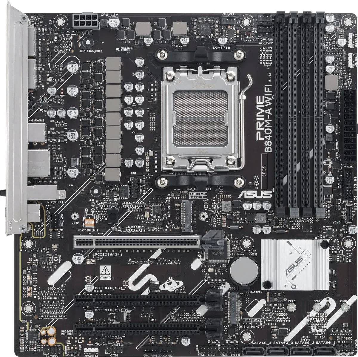 ASUS Prime B840M-A WIFI Moederbord - AM5 - microATX