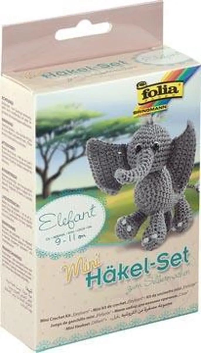 Folia Mini-Haakset Olifant