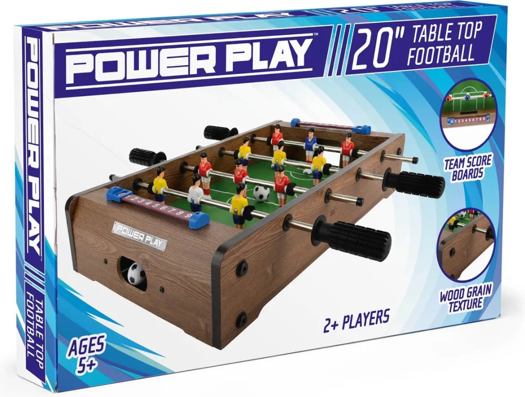 Toyrific Voetbaltafel Power Play 20 - Bruin