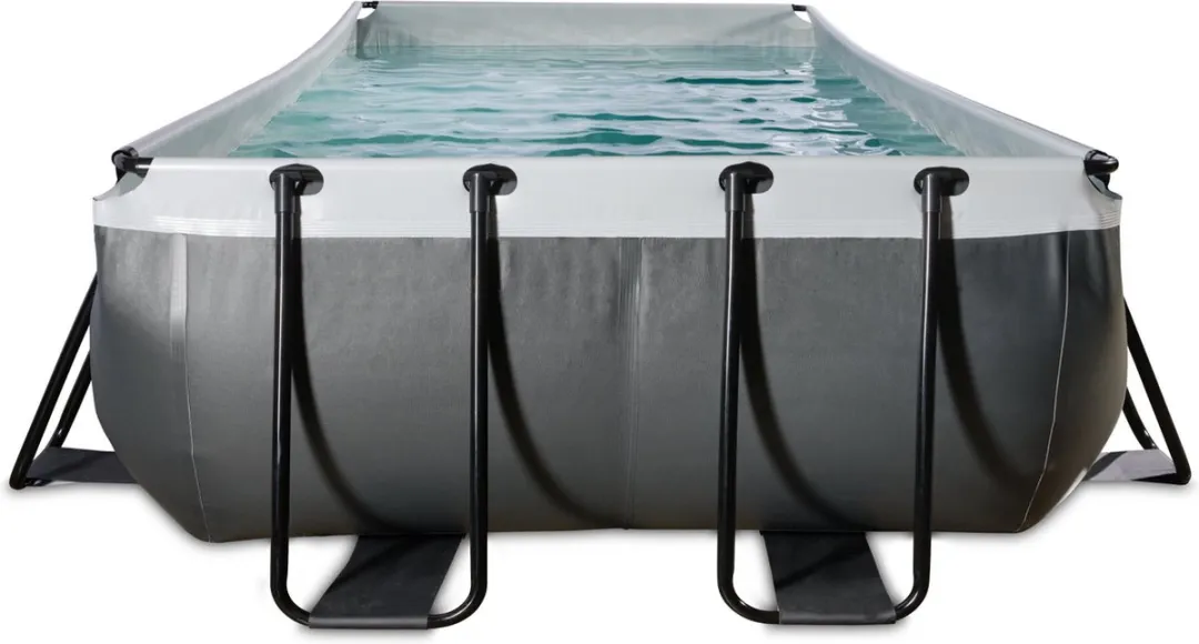 EXIT Toys Zwembad Black Leather 400x200x100cm - 7020L - Zwart