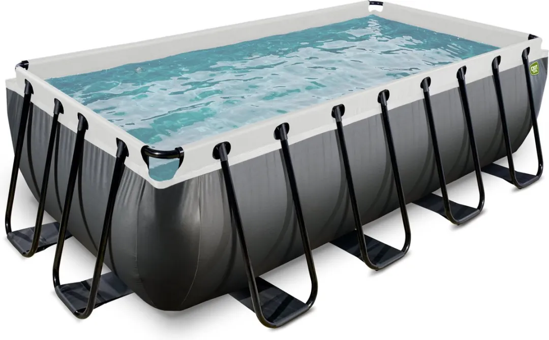 EXIT Toys Zwembad Black Leather 400x200x100cm