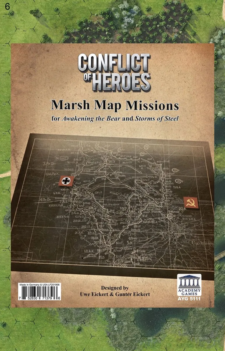 Conflict of Heroes: Marsh Map Missions - Uitbreiding - Bordspel - Academy Games