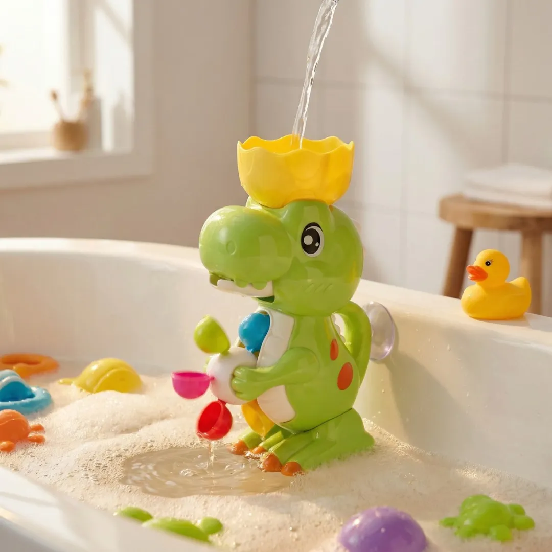 Eddy Toys Dinosaurus Waterrad - Groen
